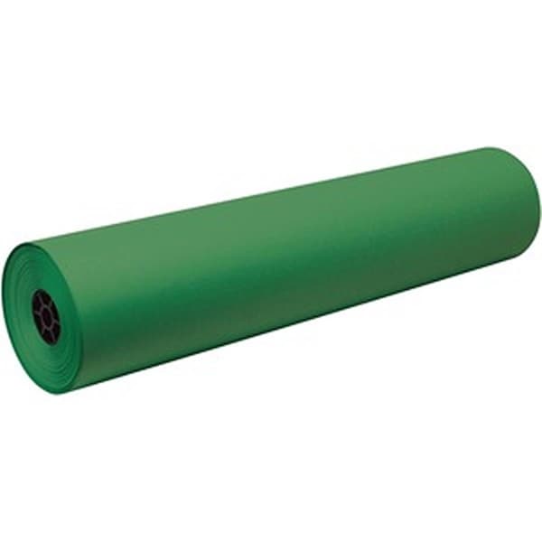 Coolcrafts 36 in. x 500 ft. Festive Green Paper Art Roll CO3748713 - main